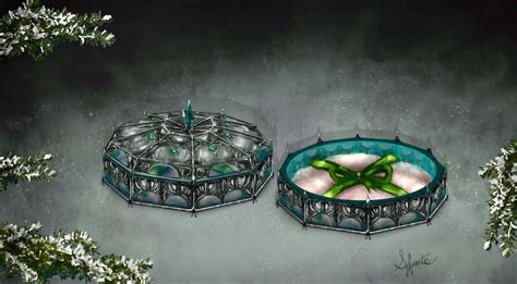 Narnia Turkish Delight Box Concept Art In Snowflake Designs