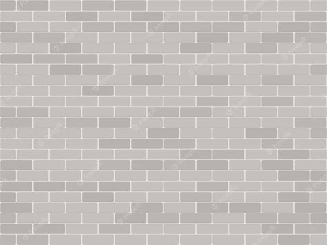 Premium Vector Brick Wall Pattern Seamless Background Realistic