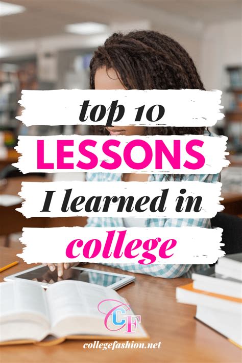 10 Things I Learned In College Outside Of The Classroom College Fashion