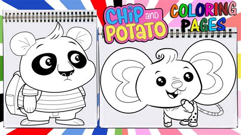 Chip And Potato Coloring Pages Printable Chip Xcolorings Formrisorm