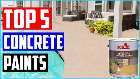 Best Concrete Paints 2020 Top 5 Concrete Paints Review Youtube