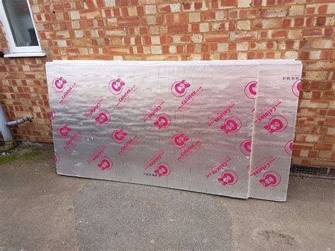 5 off celotex tb4000 insulation board 40mm thick in rugby warwickshire gumtree