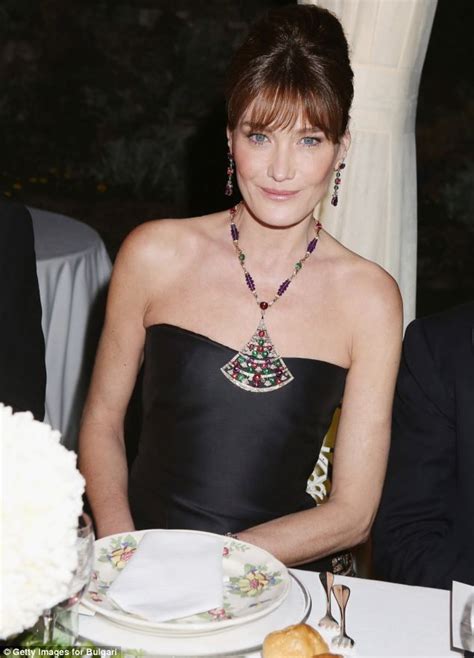 Former French First Lady And Singer Carla Bruni Givenchy Valentino