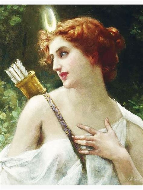 Goddess Artemis Diana Art Board Print By GPam Mythology Art Greek