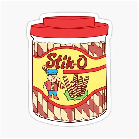 Stik O Snack Sticker For Sale By Reinmuthis Redbubble