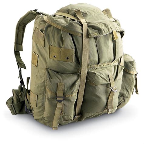 Us Military Surplus Alice Pack With Metal Frame Used