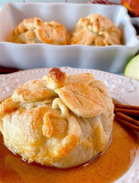 Country Apple Dumplings With Cinnamon Sauce Norines Nest