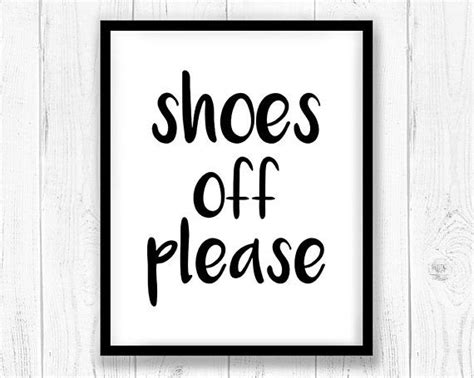 Shoes Off Please Print Shoes Off Please Printable Art Please Remove