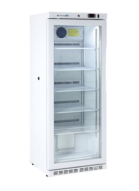 10 Cu Ft Glass Door Upright Refrigerator K2 Scientific