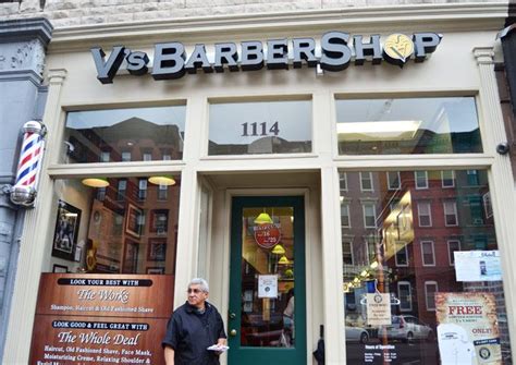 Wet hair with a blowout and iron work catered to your preferred style. Barbershop Photo Gallery | Barber shop, Hoboken, New jersey