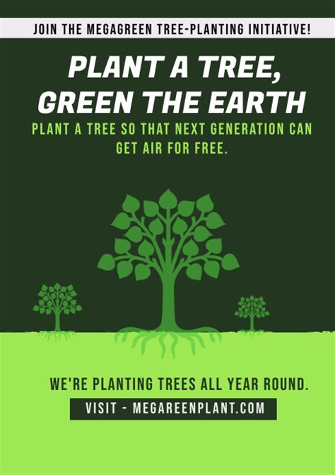 Plant A Tree Campaign Poster Template Postermywall