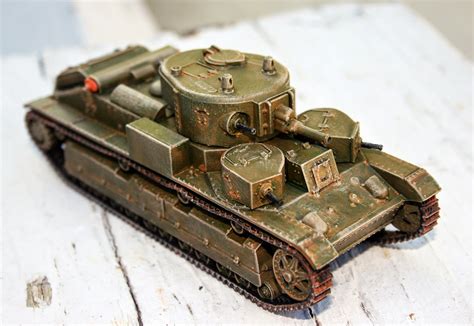 Bolt Action Trenchworx Tank Review Pt 3 T 28 Bell Of Lost Souls