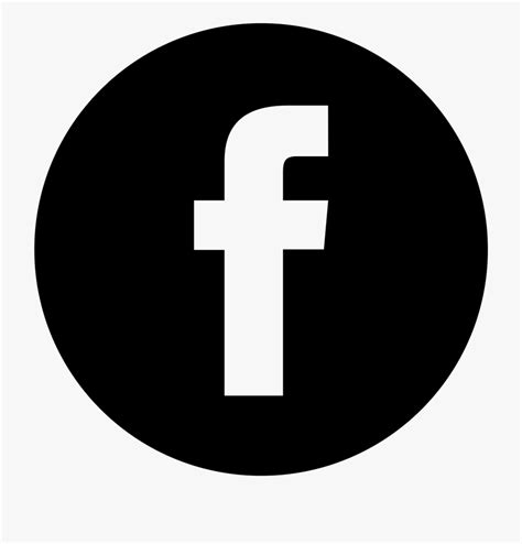 Black Circle Transparent Facebook Logo Галерија слика