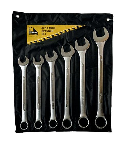 Newsome Tools 6 Piece Metric Large Combination Spanner Set Andrew