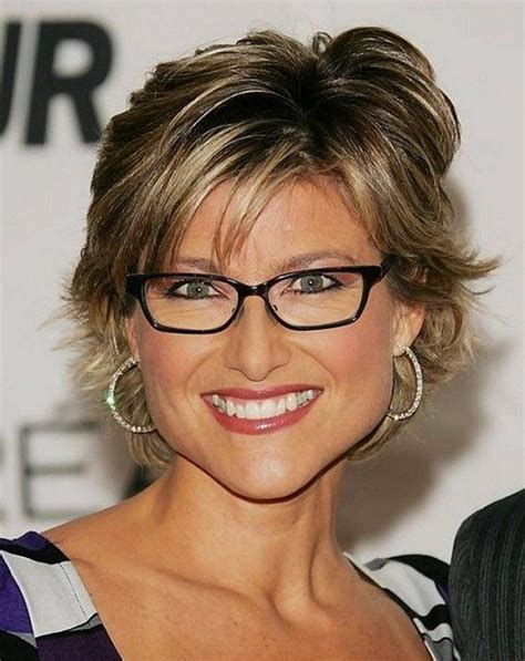 Short Hairstyle With Eyeglasses Bob Haircuts For Older Women Chic Look
