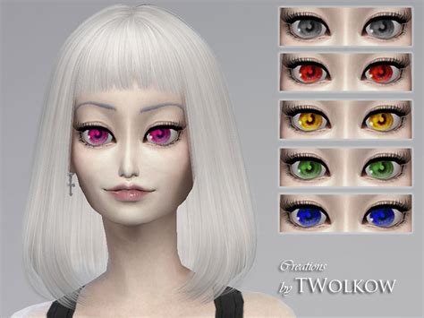 Anime Eyes By Twolkow The Sims 4 Catalog