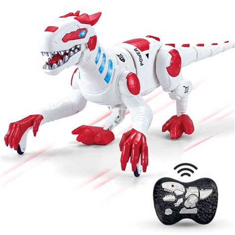 Wishtime Rechargeable Remote Control Dinosaur Toys For Kids Light Up