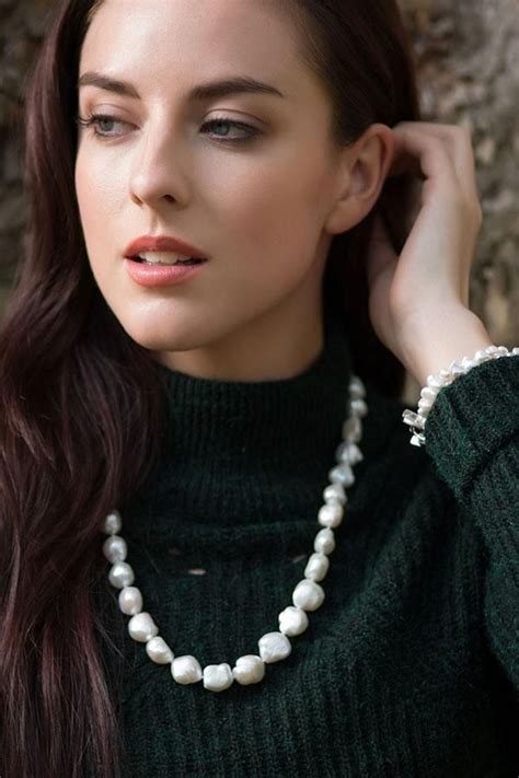 No Wrong Way To Wear Pearls Pair Yours With A Chunky Sweater For