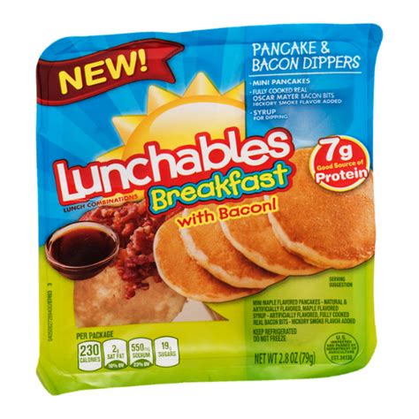 Lunchables Breakfast With Bacon Pancake And Bacon Dippers Reviews 2022
