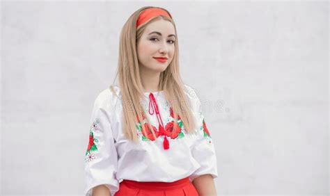 Ethnic European Model Style For Ladies Stock Image Image Of Fabric