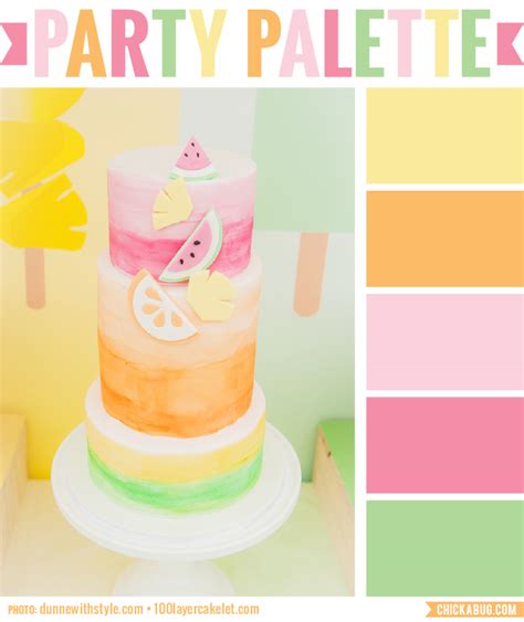 Party Palette Fruity Popsicle Party Chickabug
