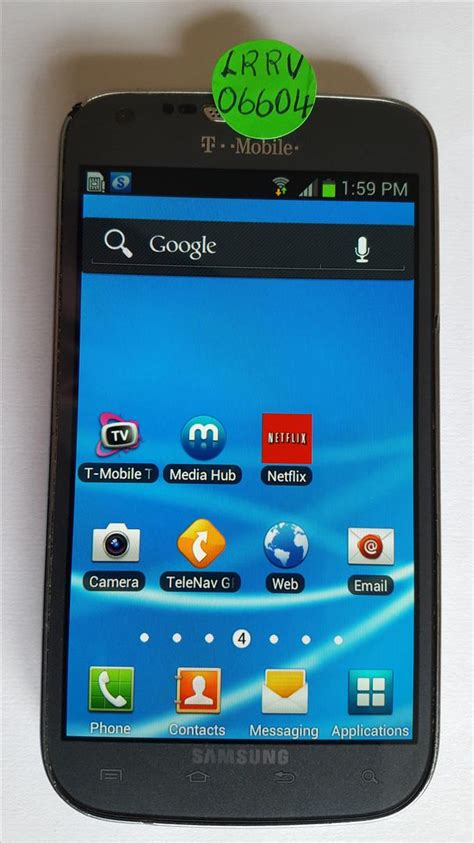 Samsung Galaxy S2 T Mobile Titanium Sgh T989 Lrrv06604 Swappa
