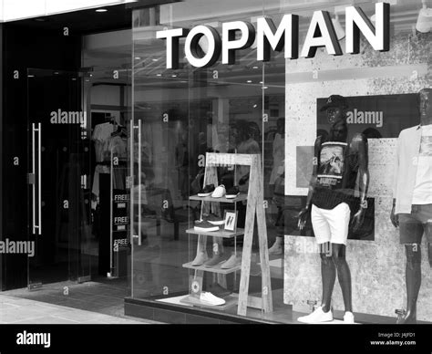 Topman Mens High Street Fashion Store Sign And Window Display Part Of