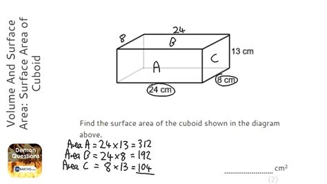 How To Work Out Surface Area Cube