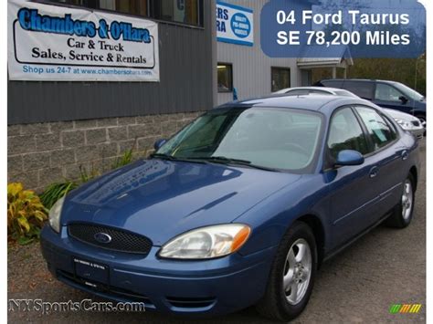 2004 Ford Taurus Se Sedan In True Blue Metallic 106611 Nysportscars