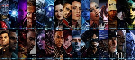 Mass Effect 3 List Of All Characters Poster Mass Effect Mass Effect