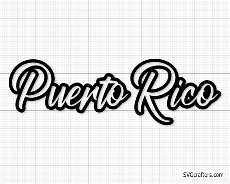 Craft Supplies Tools Visual Arts Puerto Rico Svg Instant Download Cut File Svg Cricut Svg