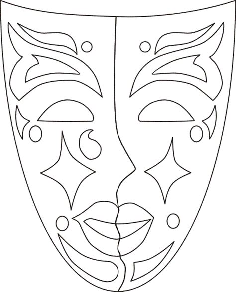 Maschera Veneziana 10 Disegni Da Colorare Per Adulti