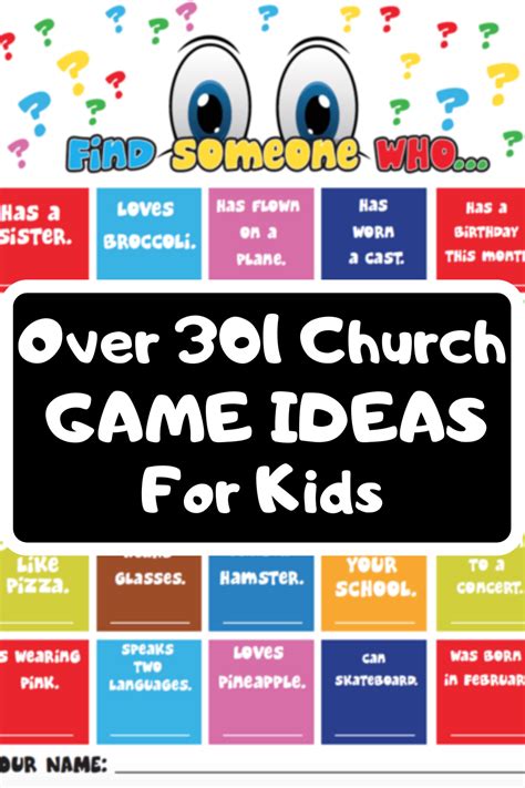 Kids Church Games School Games For Kids Group Games For Kids Games