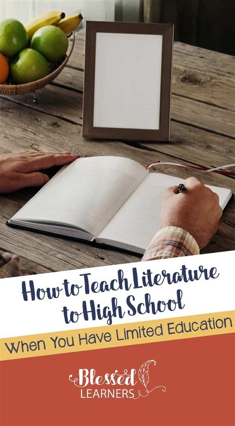 How To Teach Literature To High School When You Have Limited Education
