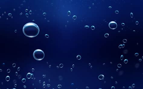 X Resolution Bubbles Underwater Illustration Hd Wallpaper