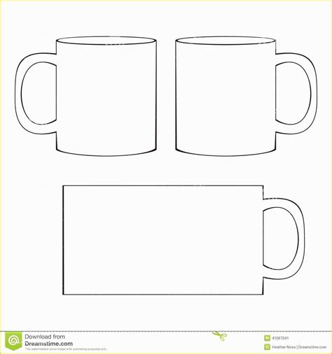 Free Printable Coffee Mug Template Of 20 Mug Template Vector Free