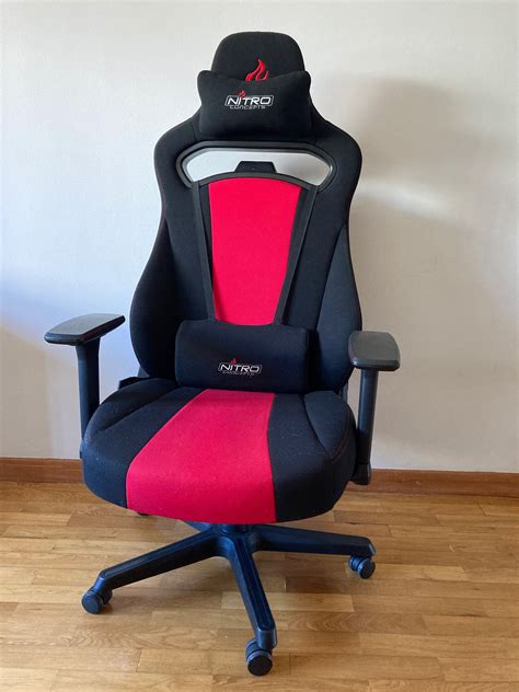 Cadeira Nitro Concepts E250 Gamer Preta Vermelho Mafamude E Vilar Do