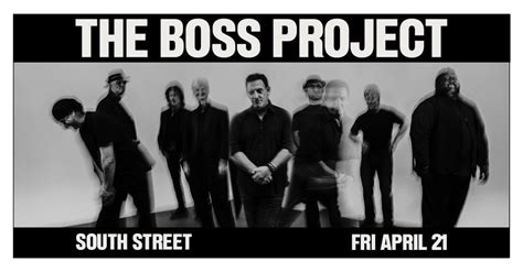 The Boss Project Live In Naples Florida South Street City Oven And