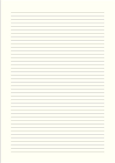Printable Lined Paper A4 Web The Writing Paper Templates Here Are