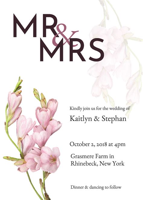 19 Diy Bridal Shower And Wedding Invitation Examples Venngage