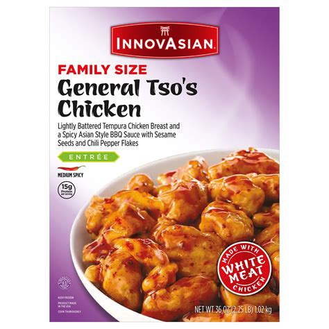 Innovasian General Tsos Chicken Frozen Asian Meal 36 Oz