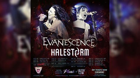 Evanescence Halestorm Double Up On Rock Riffs For New Tour Wowk 13 News