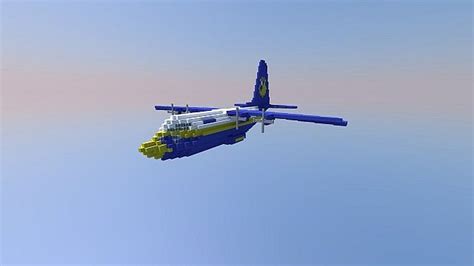 Lockheed C 130 Hercules Fat Albert Blue Angels Minecraft Map