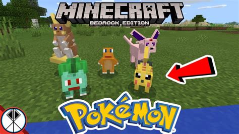 Minecraft Pokemon Addon Mcpexboxbedrock Youtube
