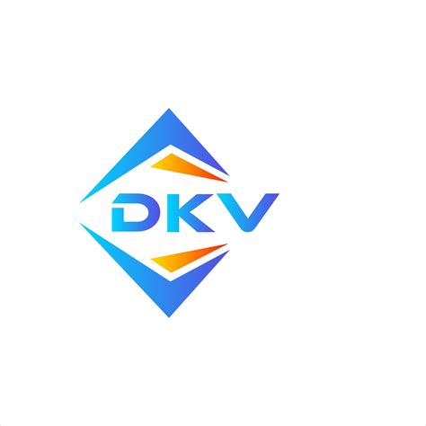 Dkv Abstract Technology Logo Design On White Background Dkv Creative