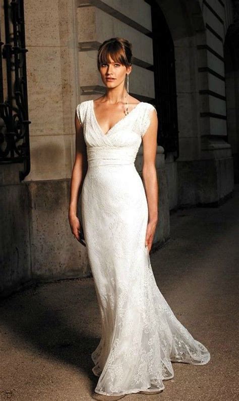 We did not find results for: Elegant Lace V-neck Wedding Dress for Older Brides Over 40 ...