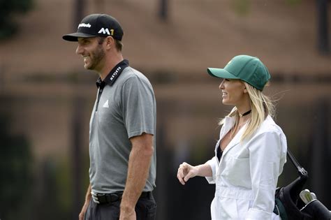 Paulina Gretzky Had A Great Time Caddying For Dustin Johnson At The