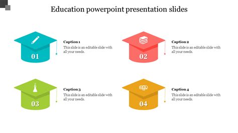 Editable Education Powerpoint Presentation Slides Multicolor