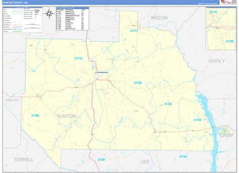 Maps Of Sumter County Georgia