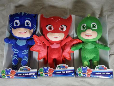 Buy New Pj Masks Sing Talk Plush Stuffed Soft Toy Doll Gecko Owlette